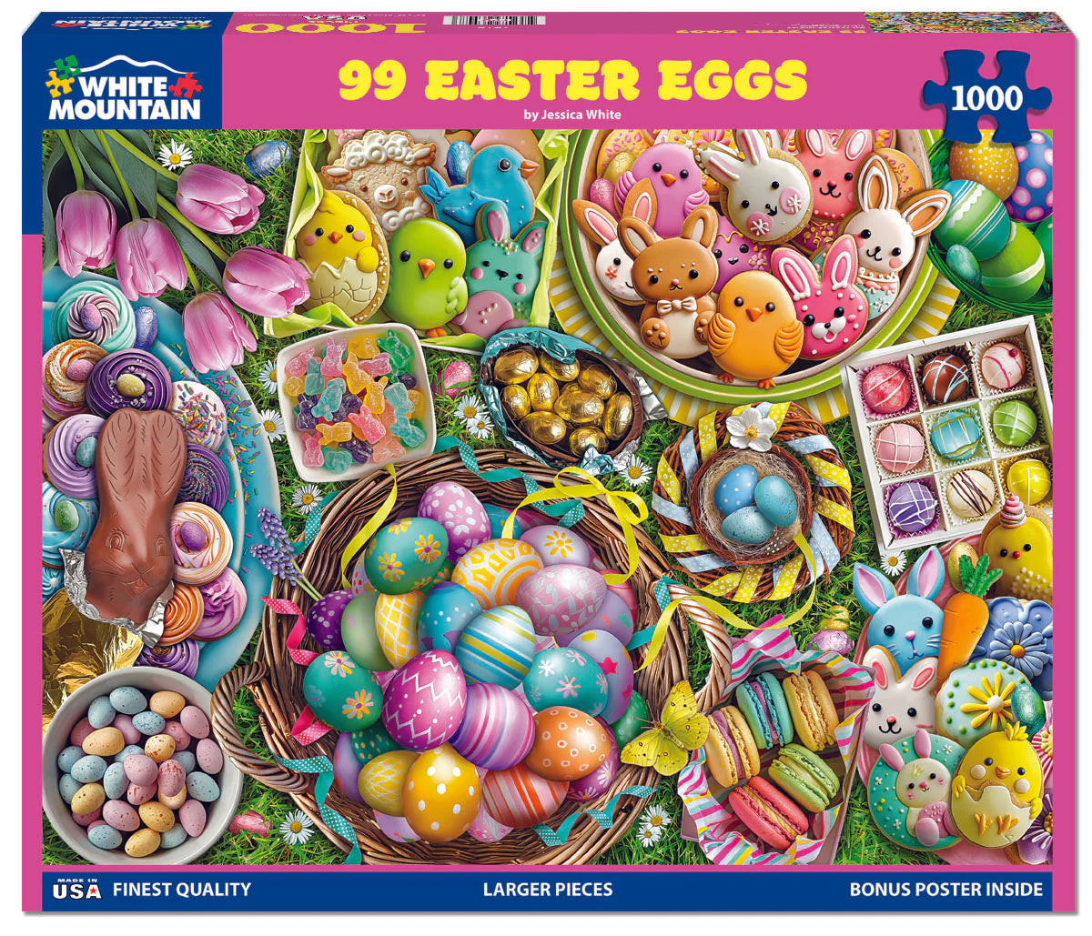 99 Easter Eggs, Jessica White (1000pcs)