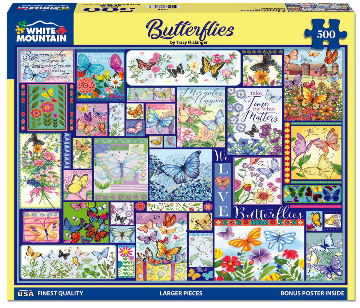 Papillons, Tracy Flickinger (500pcs)