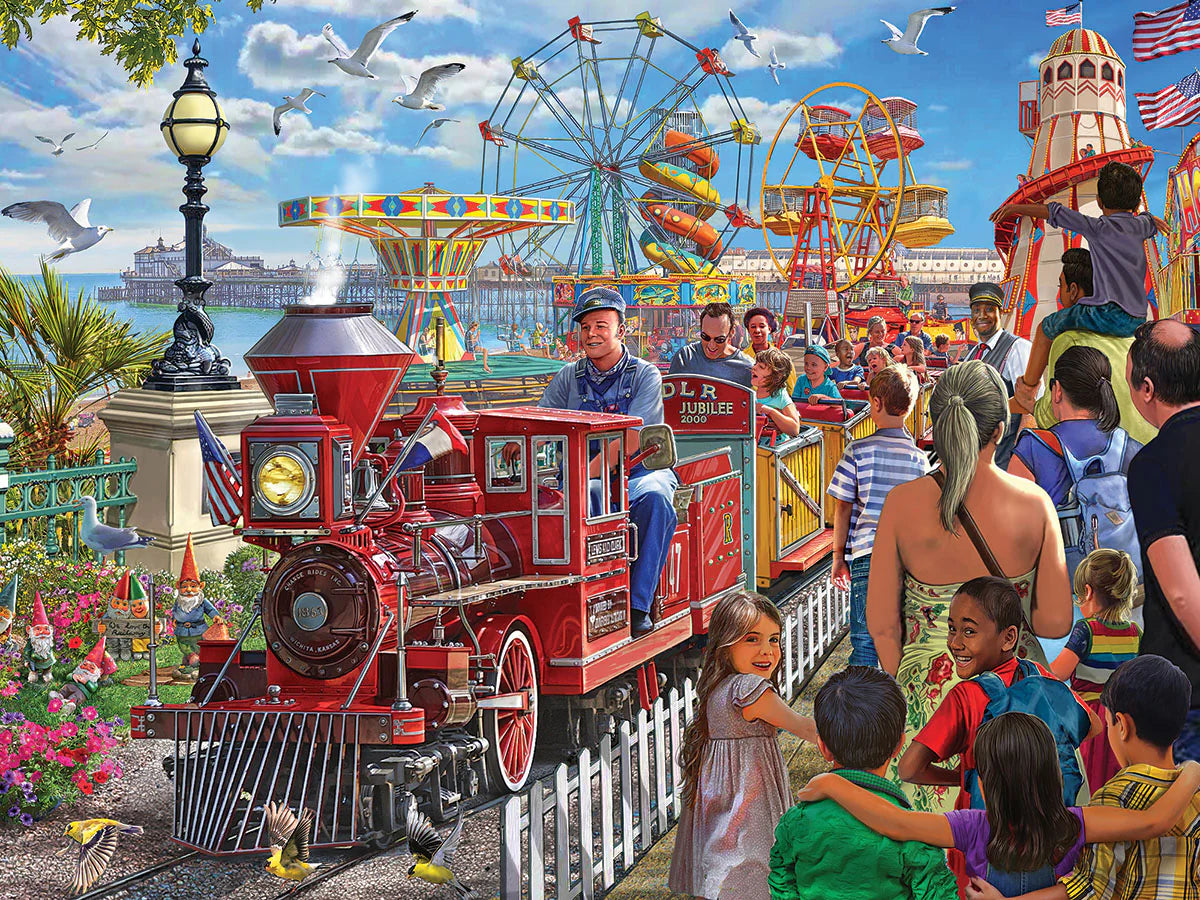 Railway en bord de mer, Steve Crisp (500pcs)