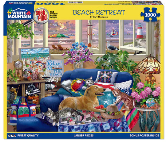 Cherchez et recherche - Beach Retreat, Mary Thompson (1000pcs)