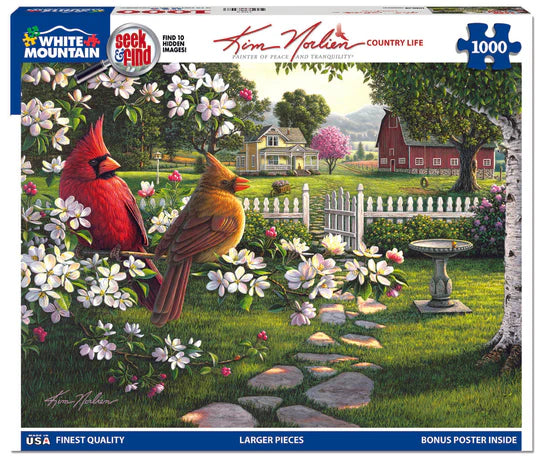 Seek & Find - Country Life, Kim Norlien (1000pcs)