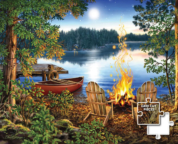 Lakeside Canoe (Wood) (1000pcs)