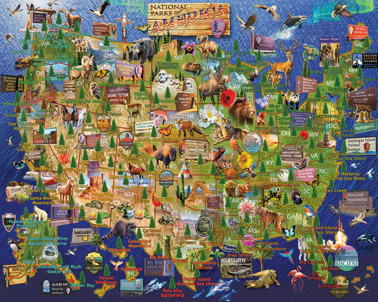 Parcs nationaux d'Amérique, Adrian Chesterman (1000pcs)