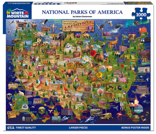 Parcs nationaux d'Amérique, Adrian Chesterman (1000pcs)