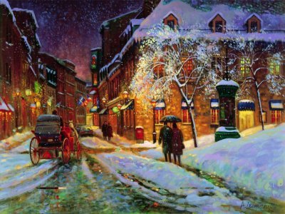 PFG Ravensburger Charme d'hiver de Montréal (Utilisation - PUZZLES FOR GOOD)