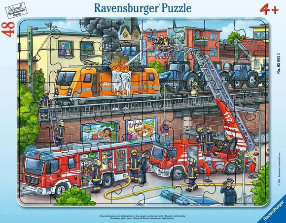 Ravensburger Firetruck Rescue (48pcs) (plateau)