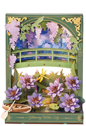 Artistic 3D Painting - Glittering Water Lily