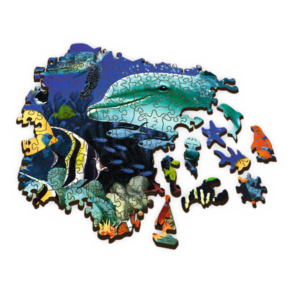 Trefl Wood Craft - Sea Life (501pcs) (puzzle en bois en bois)