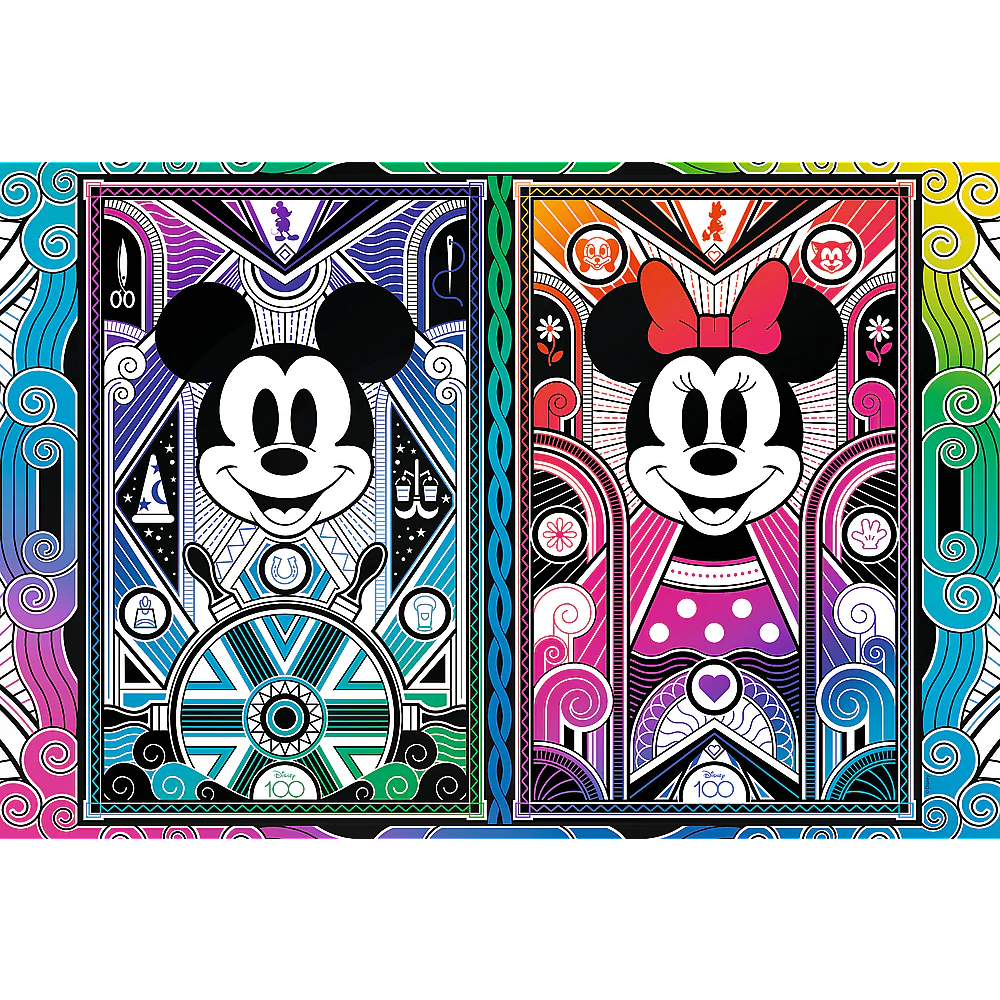 Trefl Wood Craft - Disney's Mickey & Minnie - Edition spéciale (501pcs) (puzzle en bois en bois)