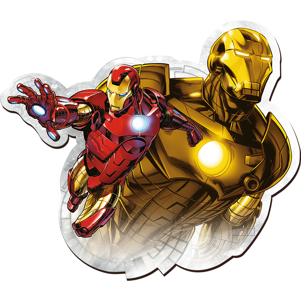 Trefl Wood Craft - Marvel - Brave Iron Man (160pcs) (puzzle en bois en bois)