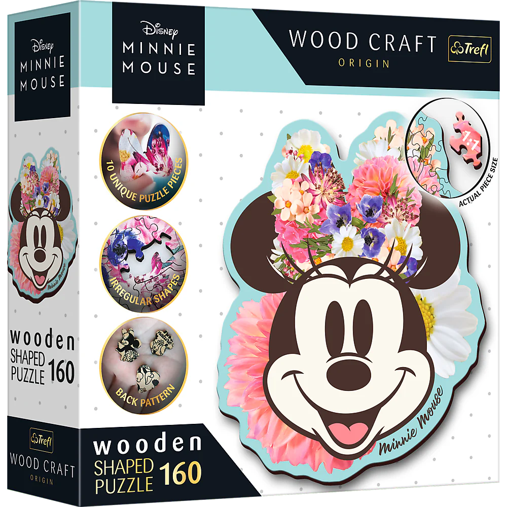 Wood Craft - Disney's Stylish Minnie Mouse (160pcs) (Wooden Shaped)