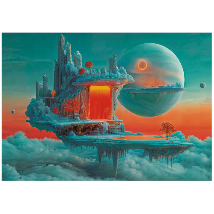 Planet of Fire and Ice (1000pcs)