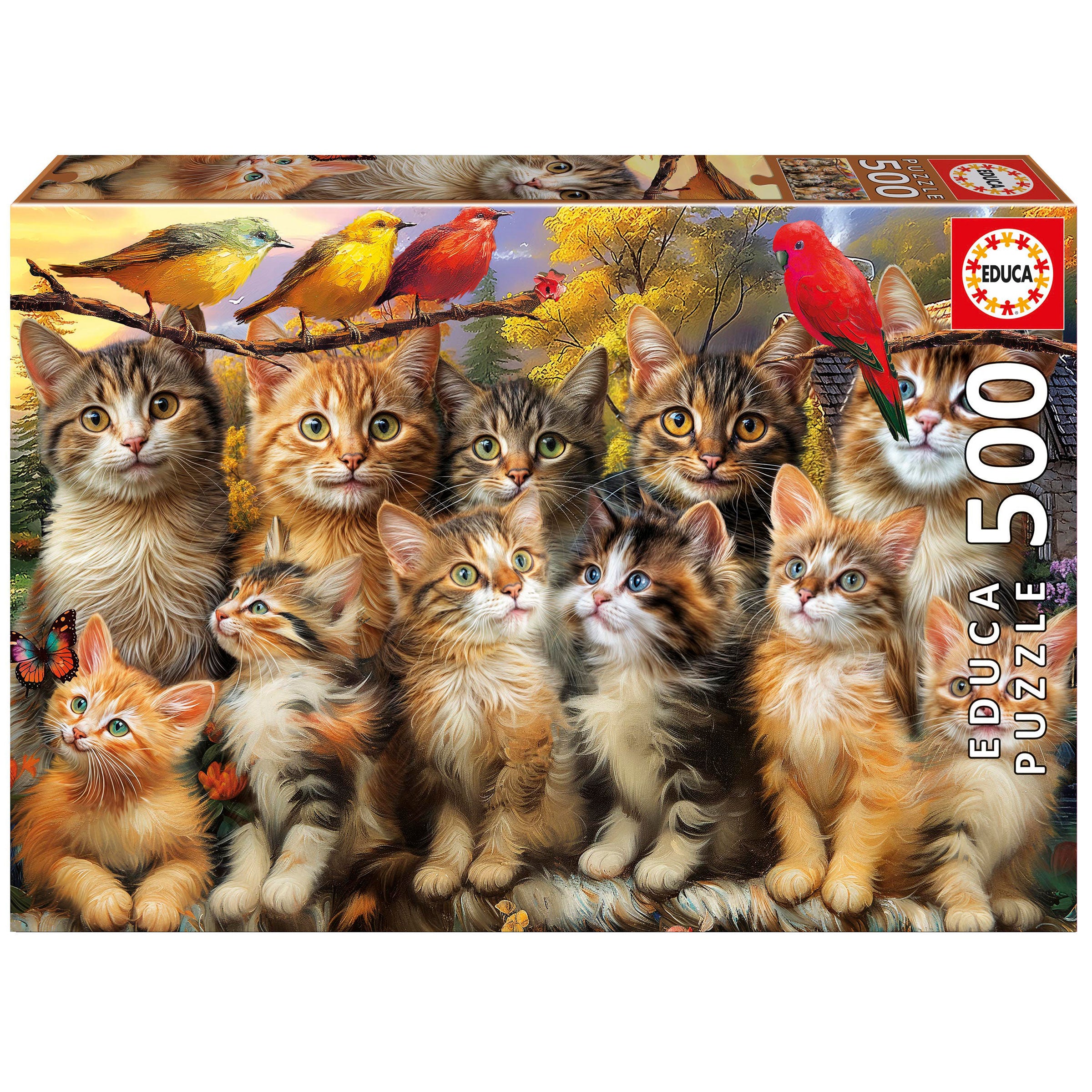 Kittens and Birds (500pcs)