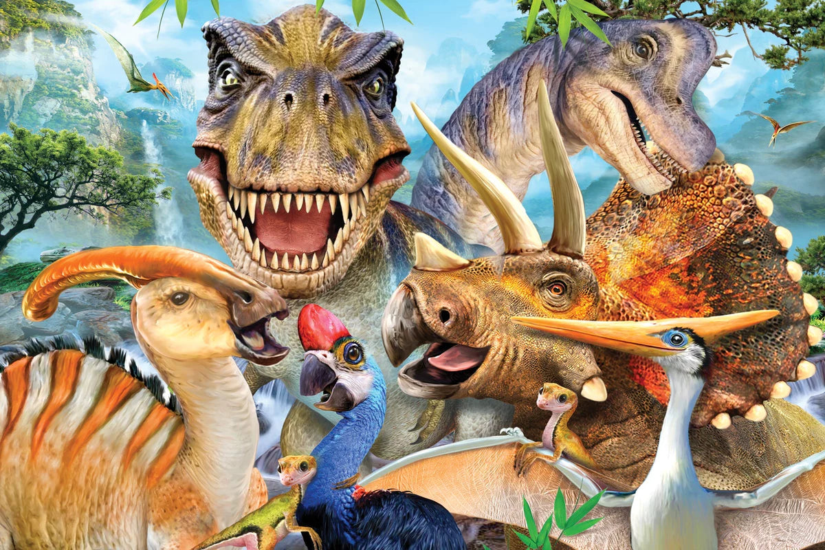 Dinosaur Selfie, Howard Robinson (puzzle 3D) (150pcs)