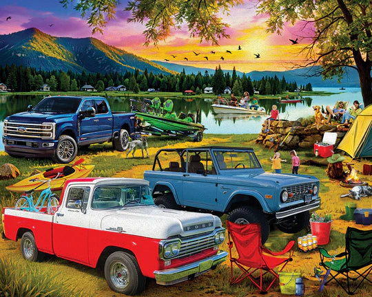 Family Day at The Lake, D.S. Valori (1000pcs)