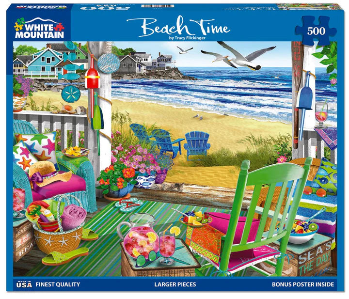 Beach Time, Tracey Flickinger (500 pièces)
