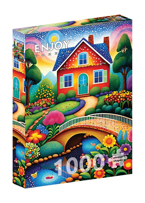 PFG Maison des Couleurs (1000 pièces) (Usage/Occasion - PUZZLES FOR GOOD)