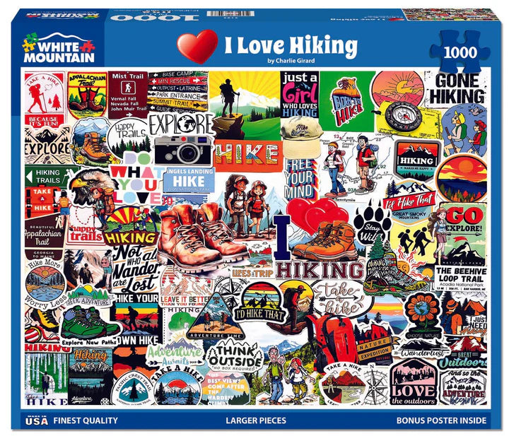 I Love Hiking, Charlie Girard (1000pcs)