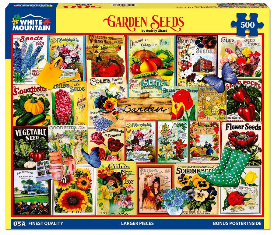 Garden Seeds, Audrey Girard (500pcs)