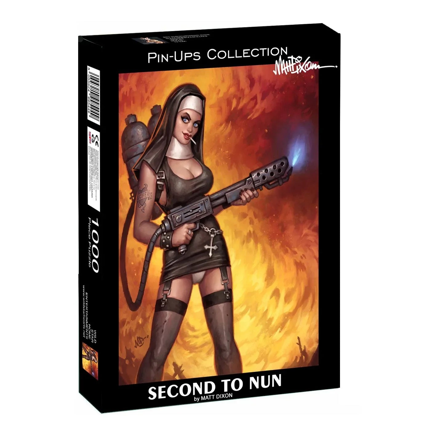 Matt Dixon - Second To Nun - Collection de pin-up (1000pcs)
