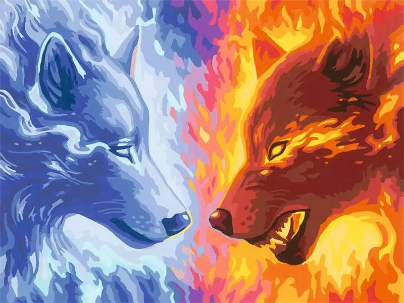 Ravensburger CreArt - Fire & Ice (Paint-by-number)