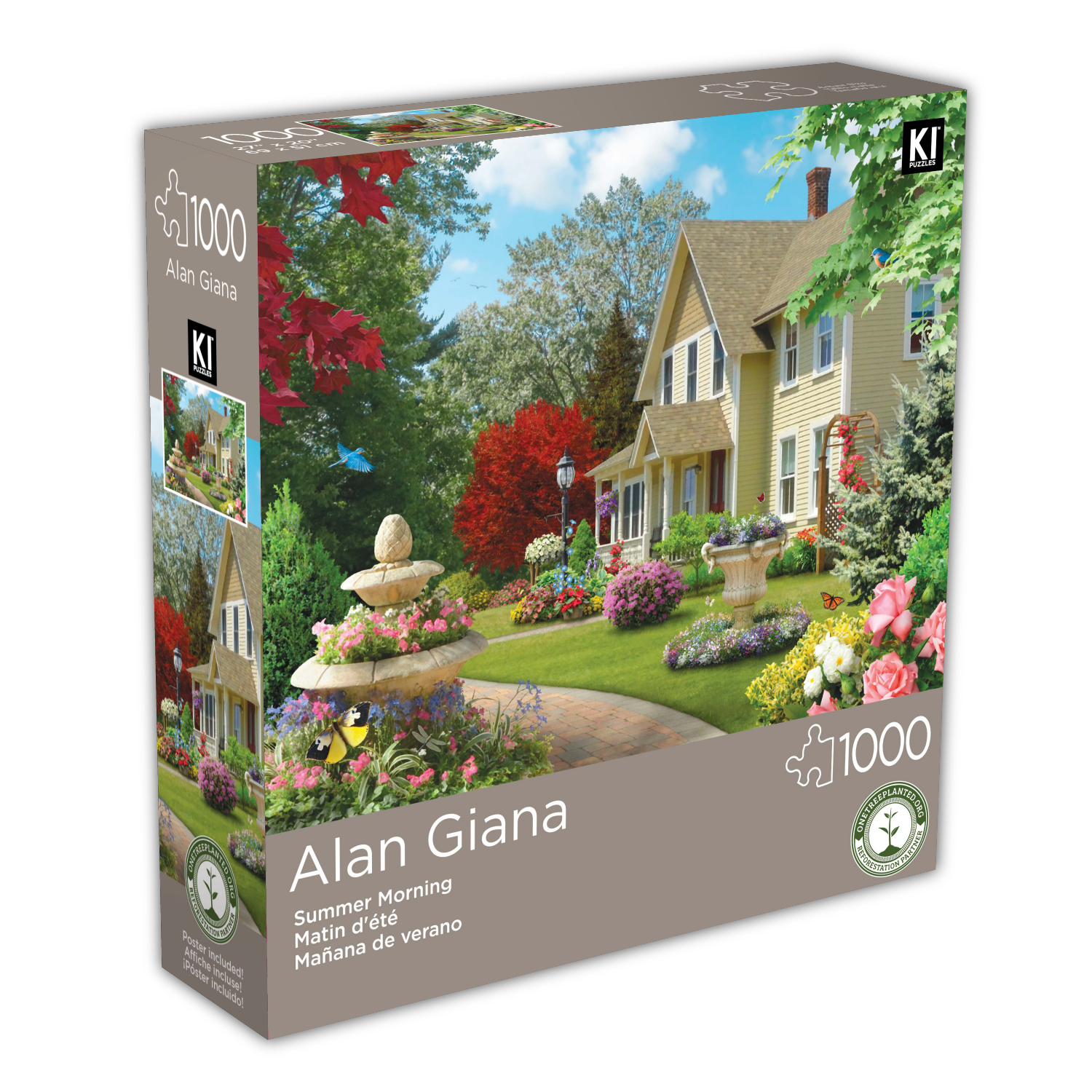 PFG Summer Morning, Alan Giana (1000pcs) (Usage/Used - PUZZLES FOR GOOD)