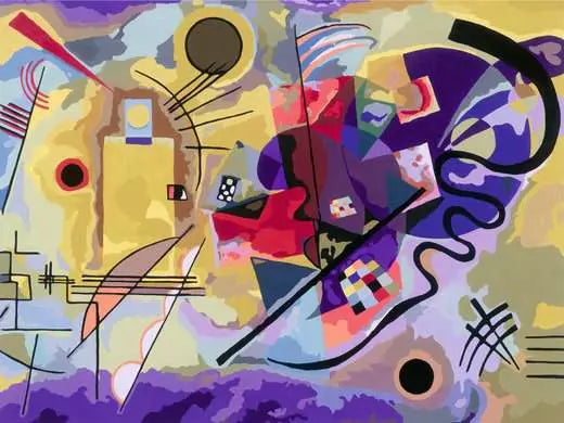 Ravensburger CreArt - Kadinsky - Yellow, Red, Blue (Paint-by-number)