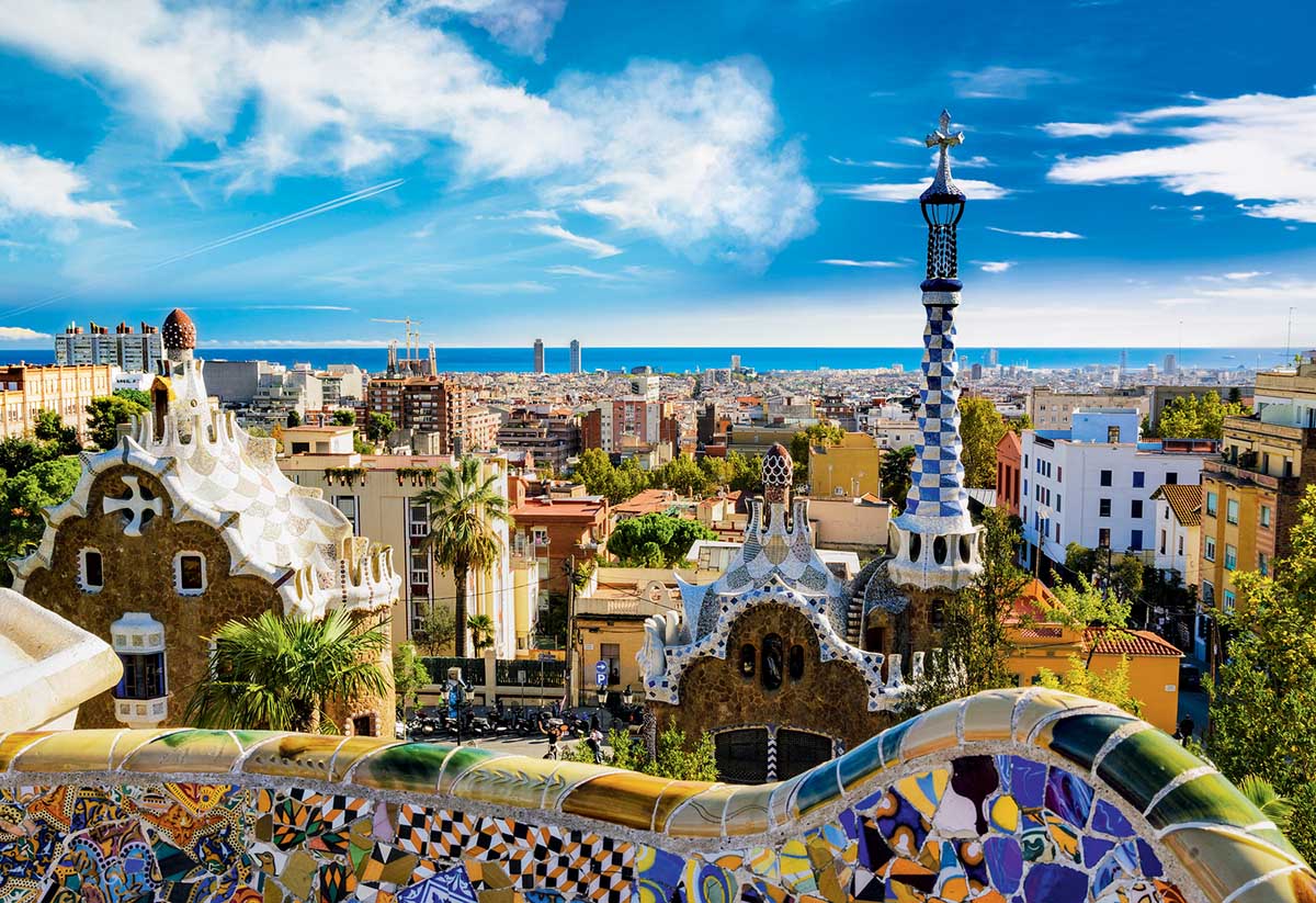 PFG Park Guell, Barcelone (utilisation / puzzles d'occasion pour de bon)