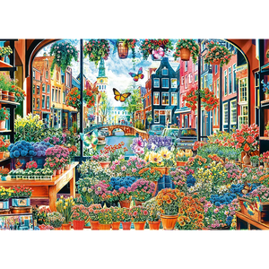 Flower Shop in Amsterdam (2000pcs)