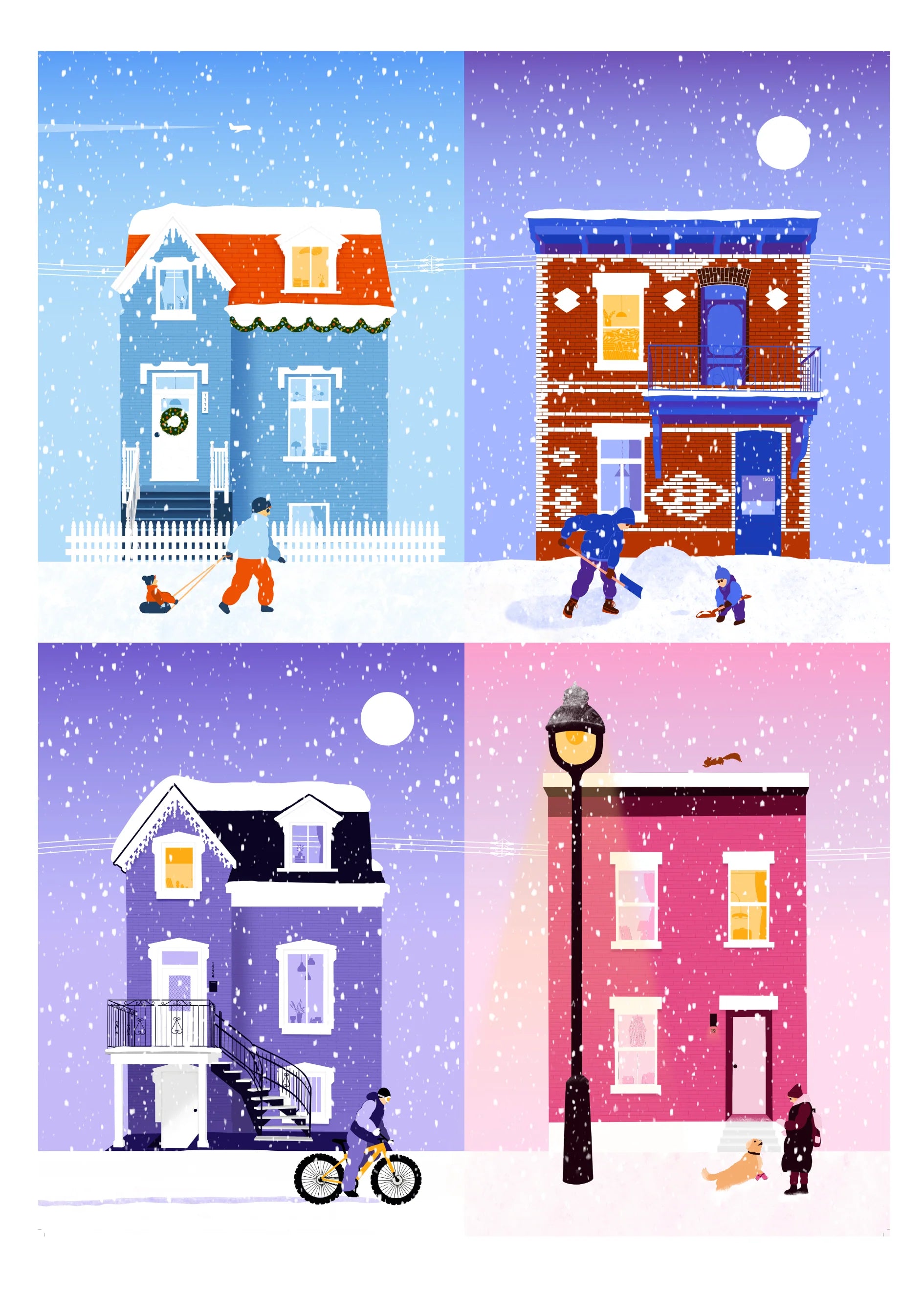 Snowy à Montréal / Montréal Sous la Neige, Charline Baubeau (1000pcs)