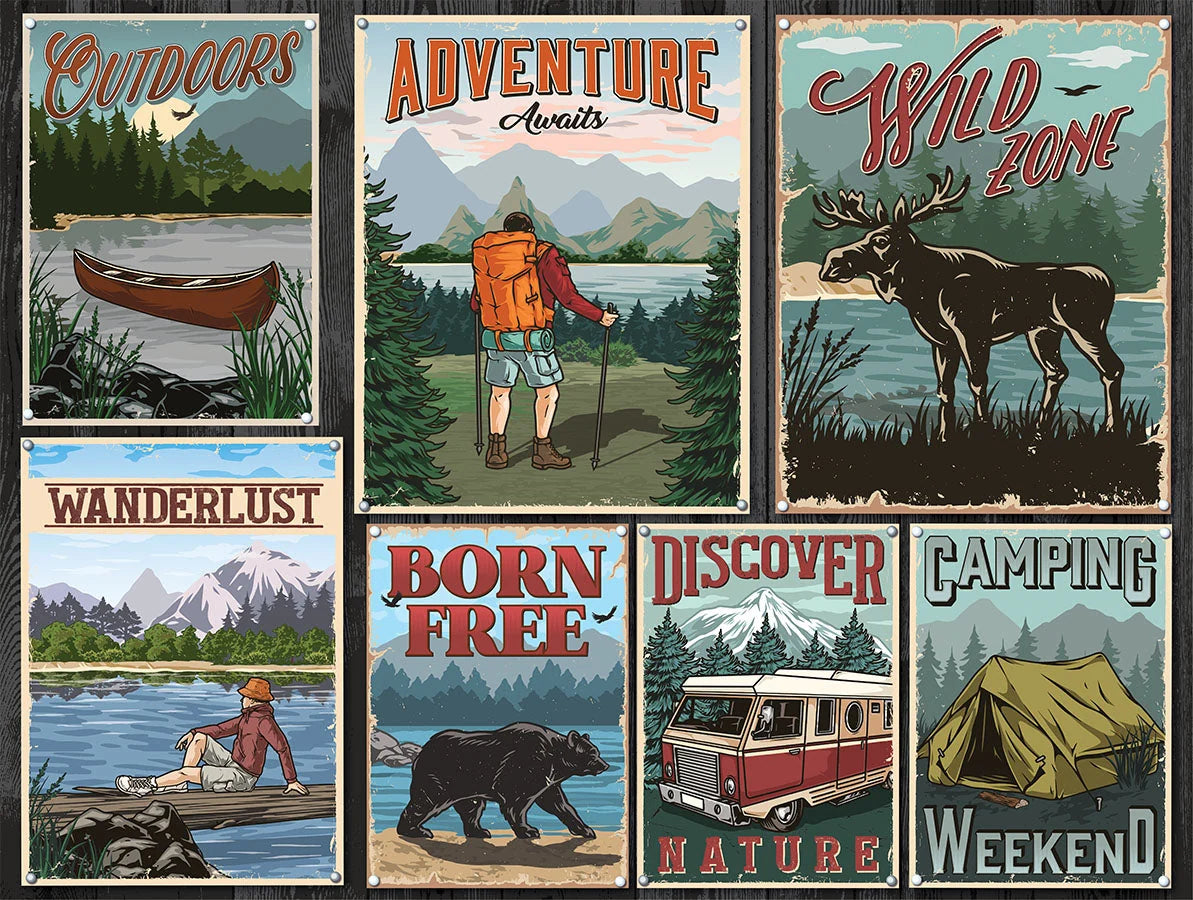 Outdoor Adventure (Double-Sided)  (500pcs)