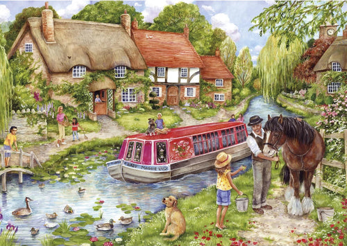 PFG Drifting en aval (500pcs) (utilisation / utilisée - puzzles pour de bon)