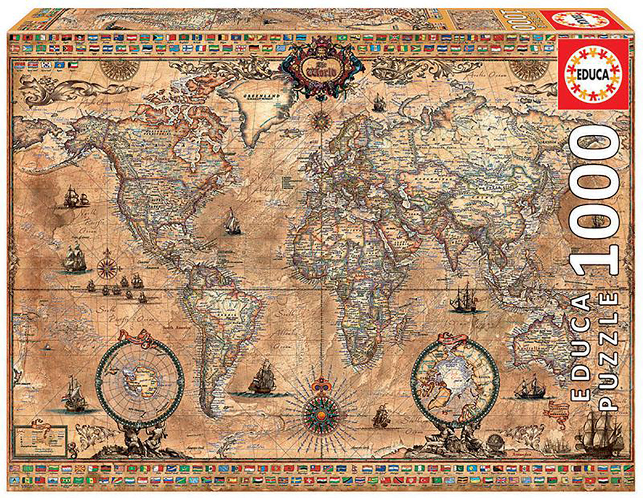 Ancient World Map (1000pcs)