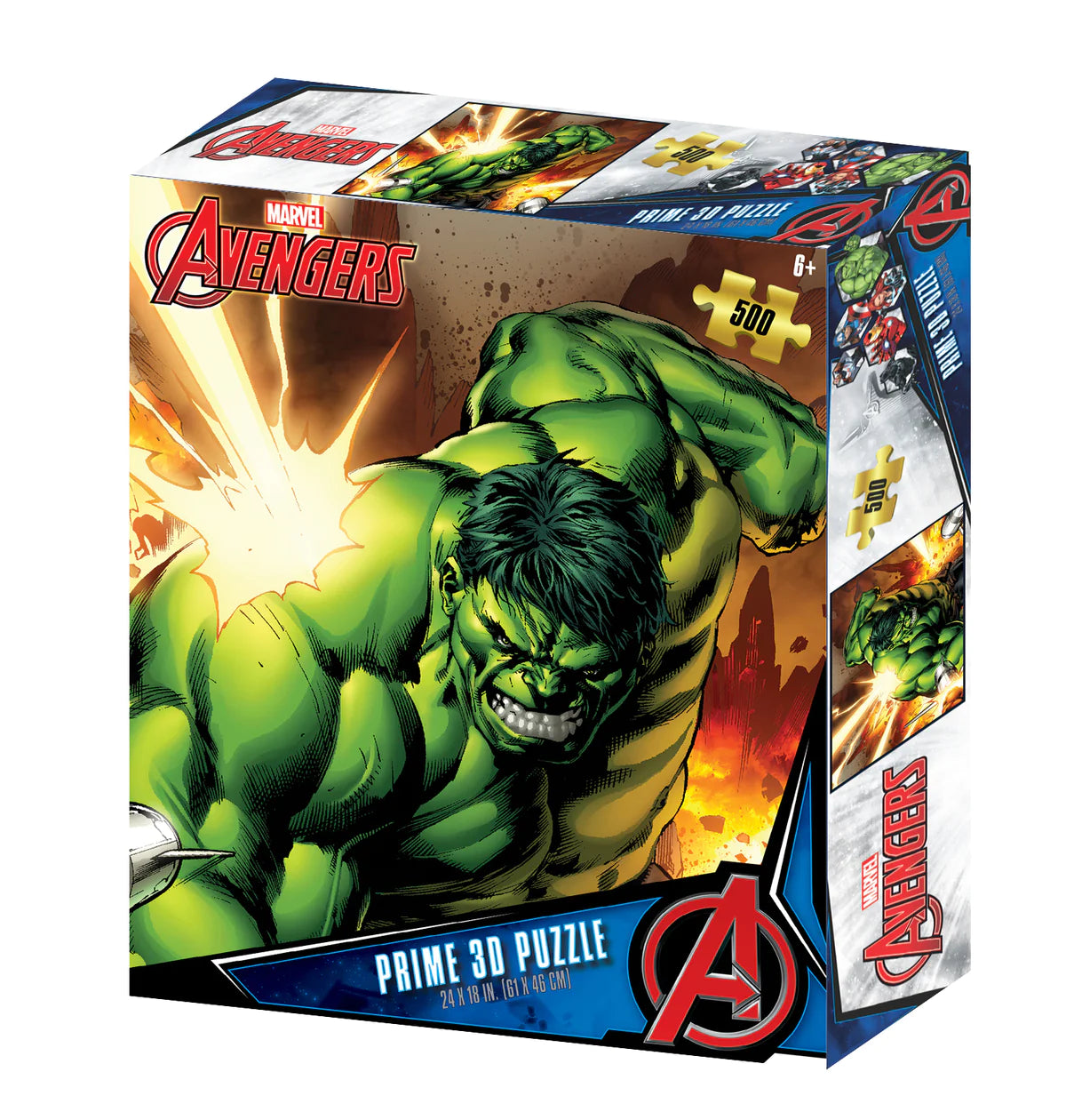 Marvel - The Hulk (3D Puzzle) (500pcs)
