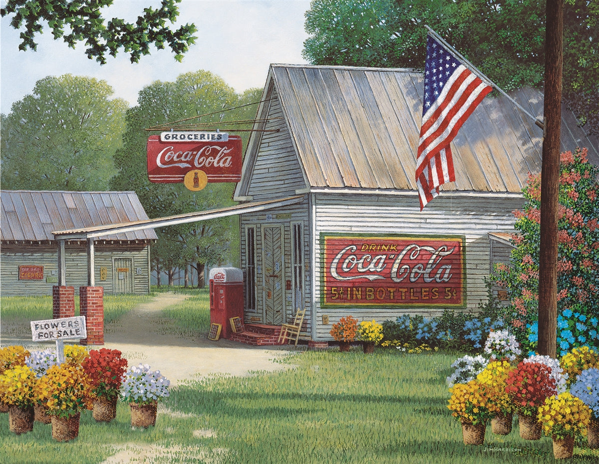 PFG Coca-Cola - Country General Store (500pcs) (Usage/Used - PUZZLES FOR GOOD)