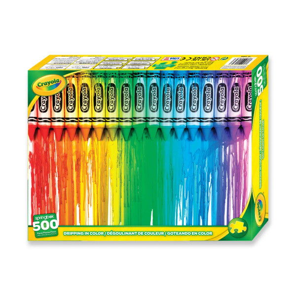 PFG Crayola's Dripping in Color (500pcs) (Usage/Used - PUZZLES FOR GOOD)