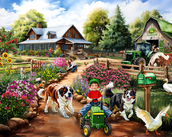 John Deere - La vie à la ferme (500 pièces)
