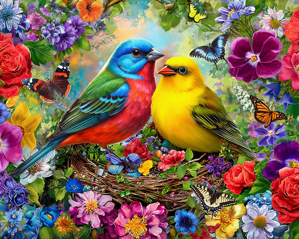Sérénade d'oiseaux printaniers (500 pièces)