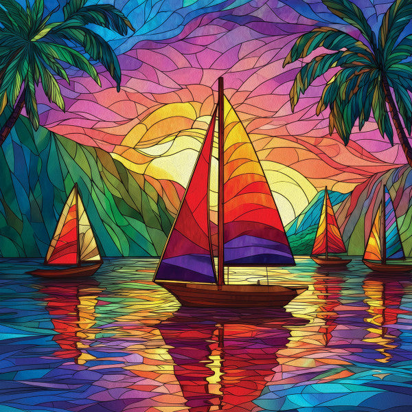 Voile tropicale (500 pièces)