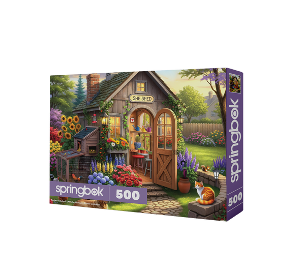L'abri de jardin (500 pièces)