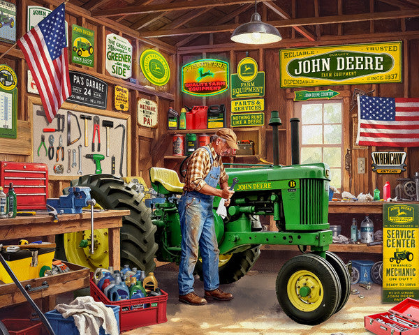 John Deere - Le garage de Papy (1000 pièces)