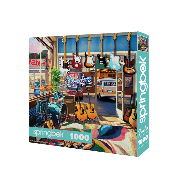 Magasin de guitares Fender (1000 pièces)