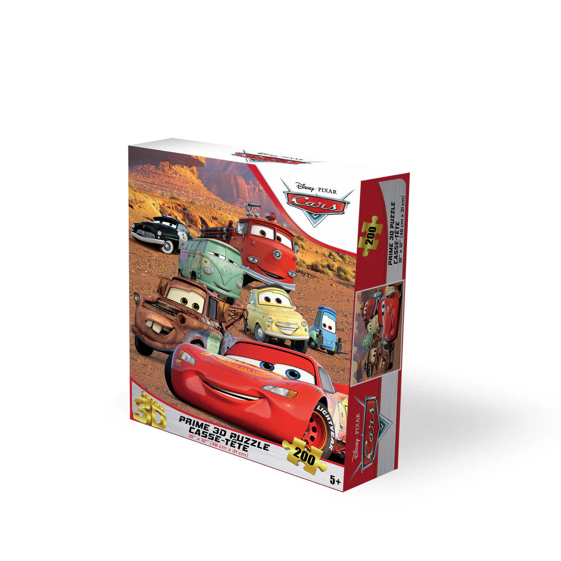 Disney - Cars Group - Ka-Chow, Race Into Puzzle Fun (3D Puzzle) (200pcs)