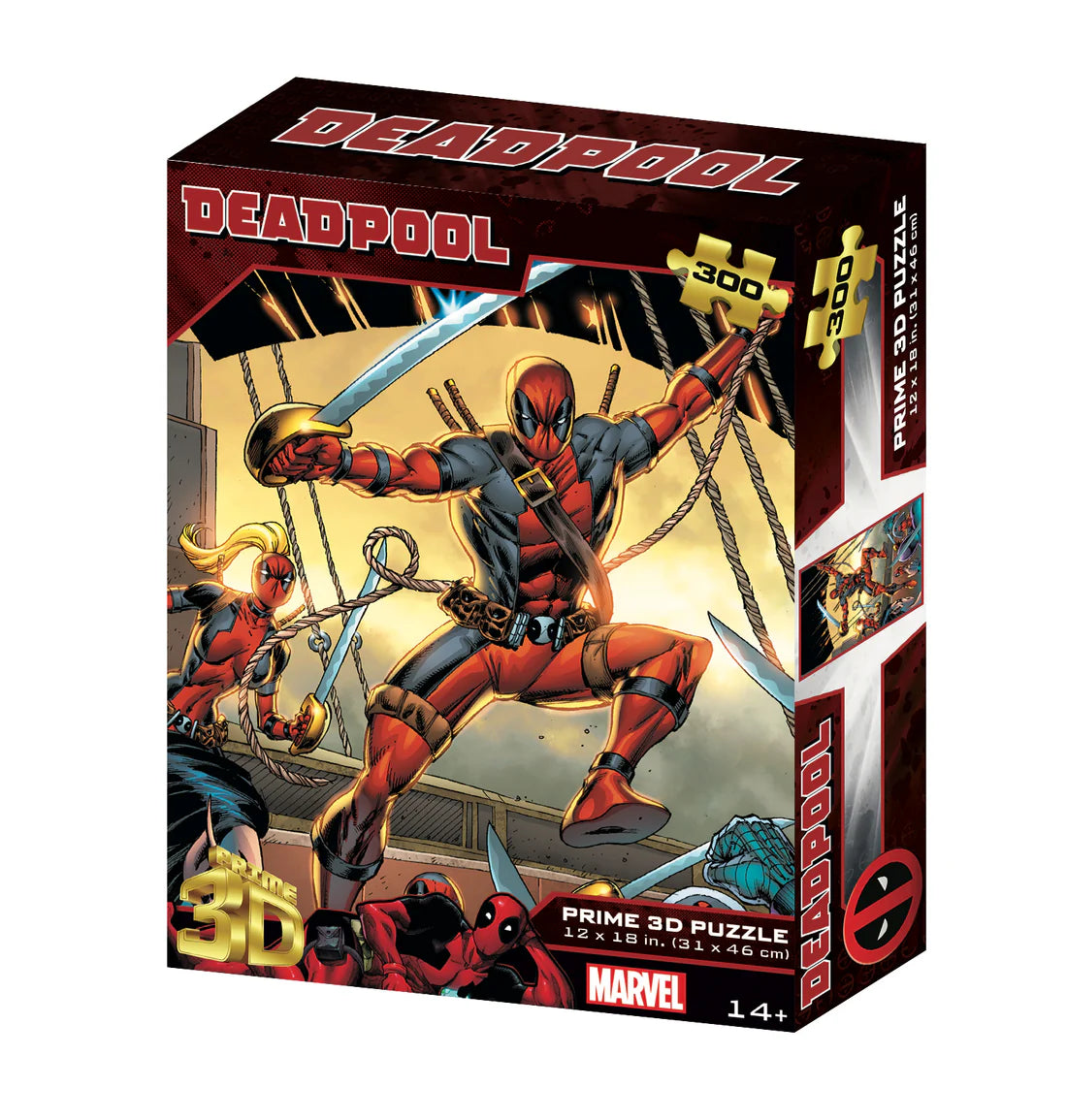 Marvel Comics - Épée de Deadpool (Puzzle 3D) (300 pièces)
