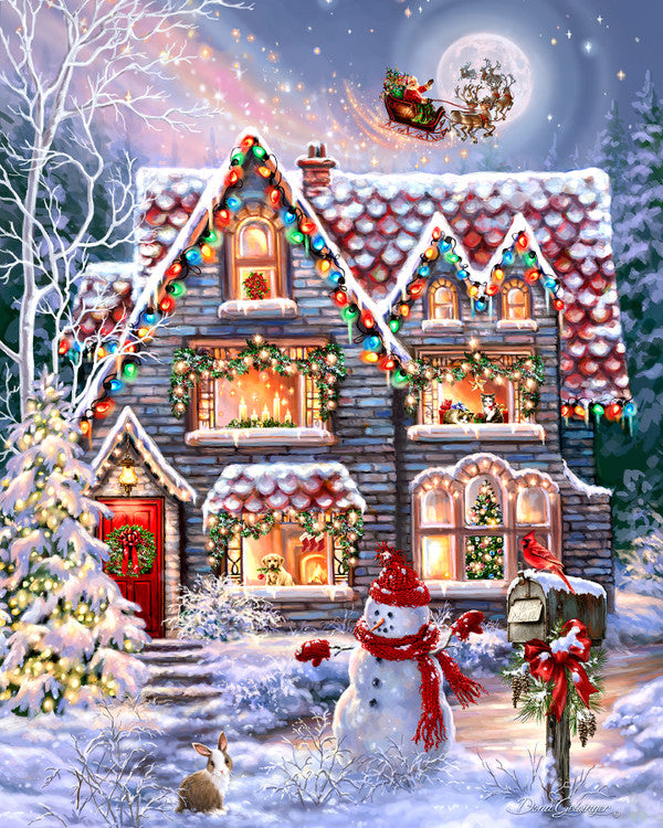 DMG Christmas Eve Cottage, Dona Gelsinger (1000pcs) (boîte endommagée)