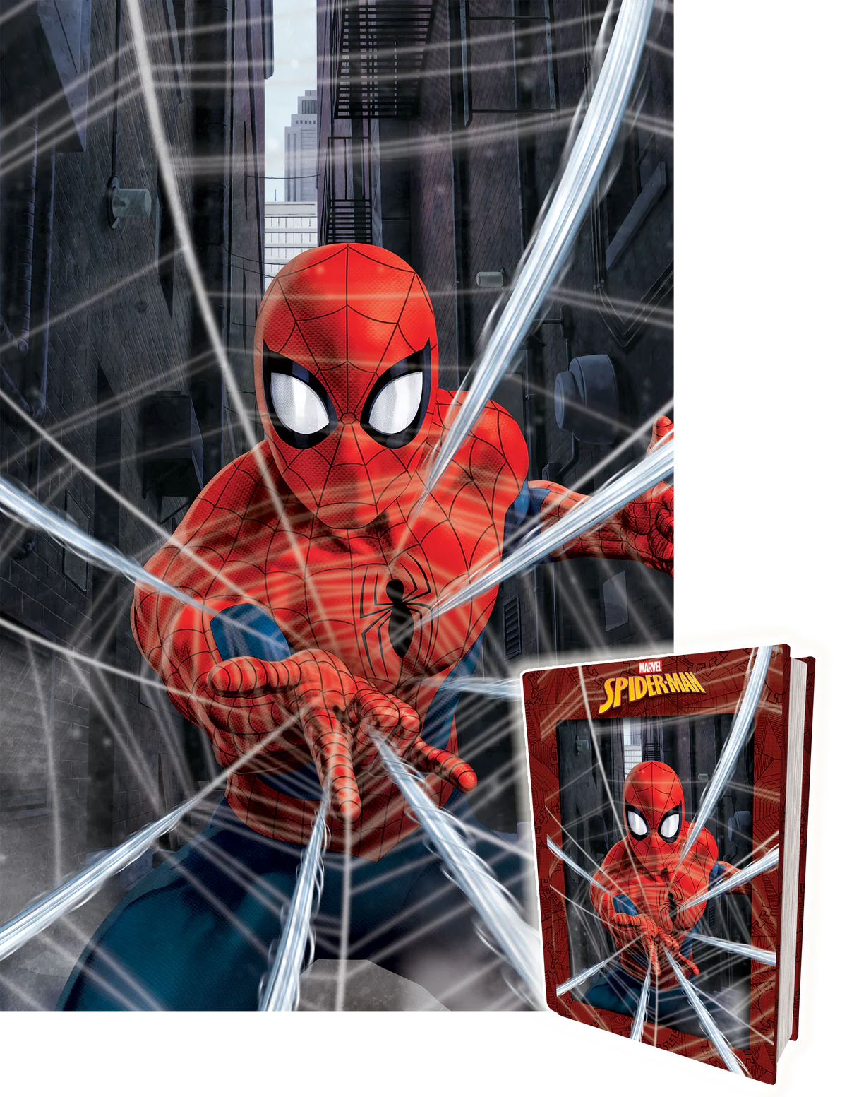 Marvel - Spider Man in Collectable Tin Book (3D Puzzle) (300pcs)