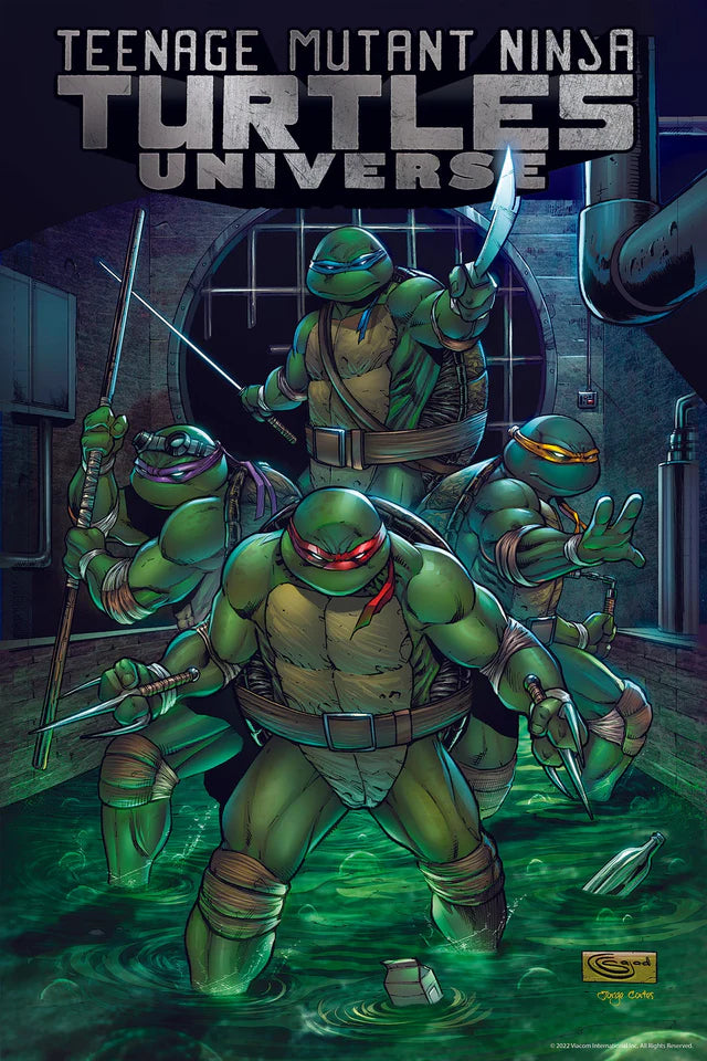 TMNT - Teenage Mutant Ninja Turtles in Collectable Tin Book (Puzzle 3D) (300pcs)