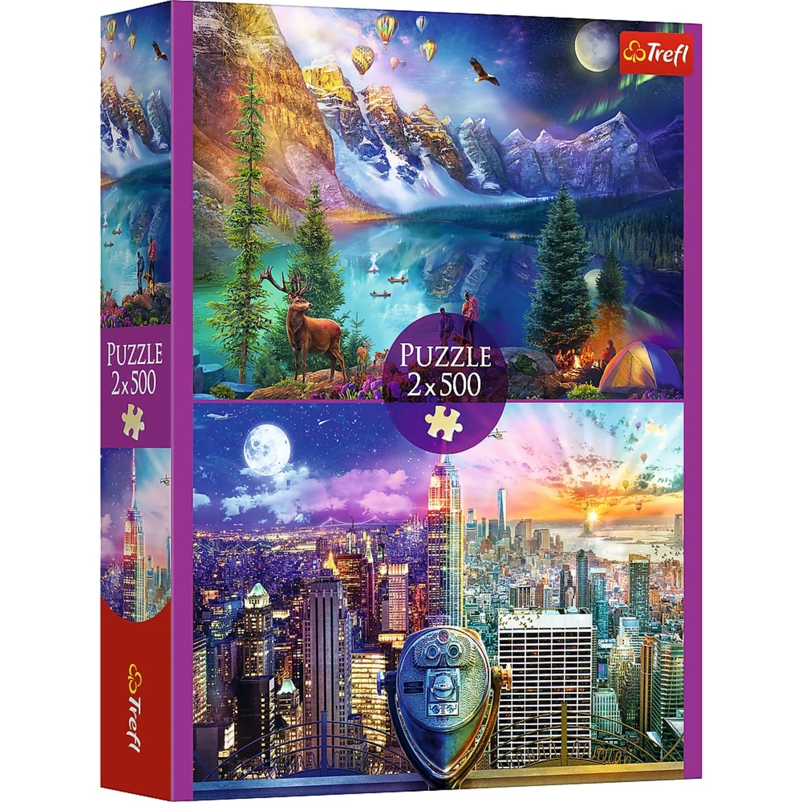 TREFL Premium Plus - American Tour (2x500pcs)