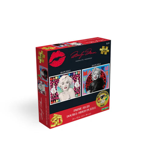 3D/2D - Marilyn Monroe (Double-Sided) (500pcs)