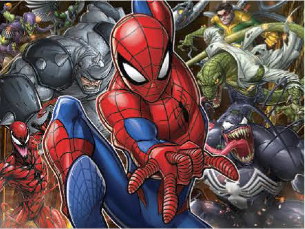 3D/2D - Marvel - Spider-Man - Swing Into Action (Double-Sided) (500pcs)